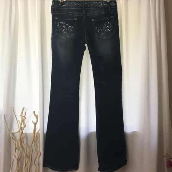Montana Weat Trinity Ranch Boot Cut Sequence Jeans - Picture 6 of 8